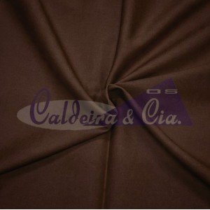 Tecido Tricoline Silky Lisa cor - 8821 (Marrom)